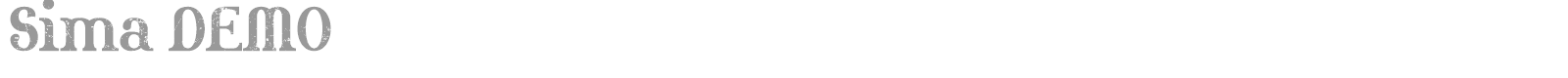 Sima font preview